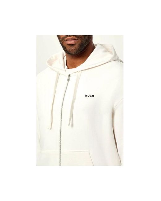 HUGO White Zip-Throughs for men