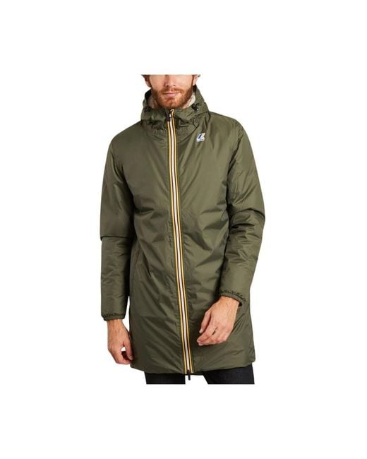 Le vrai 3.0 eiffel orsetto coat K-Way pour homme en coloris Vert | Lyst