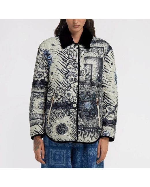 Roberto Cavalli Blue Light Jackets