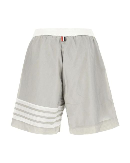 Thom Browne Gray Casual Shorts for men