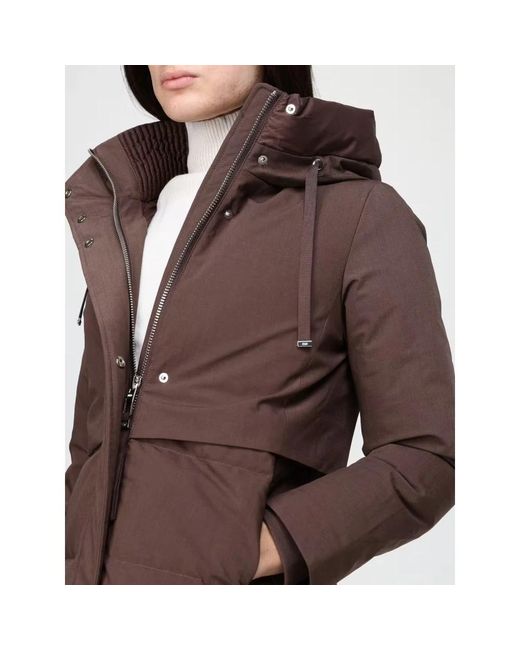 Down Coats DUNO de color Brown