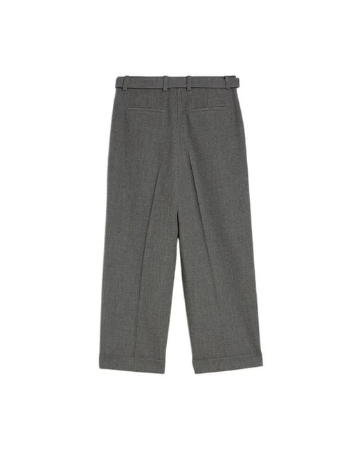 Jil Sander Gray Straight Trousers for men