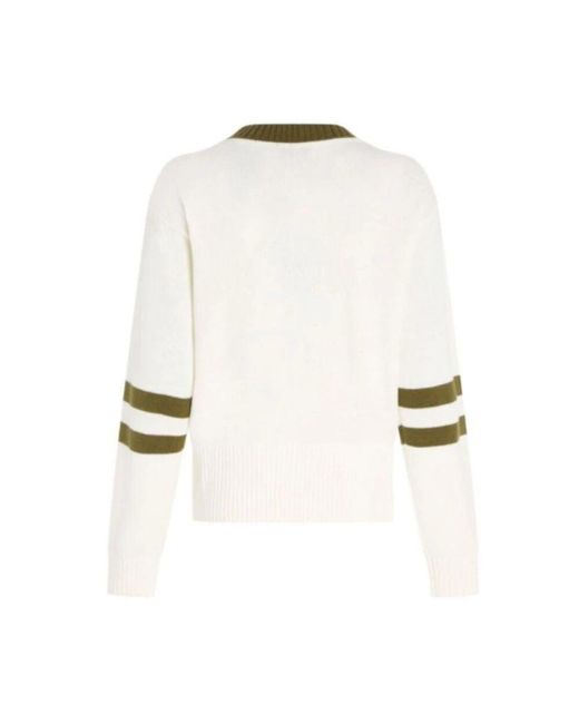 Round-Neck Knitwear Tommy Hilfiger de color White
