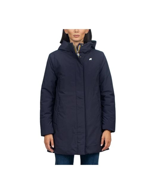 Winter Jackets K-Way de color Blue
