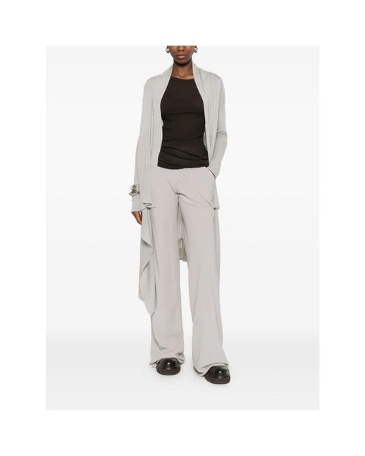 Rick Owens White Cardigans