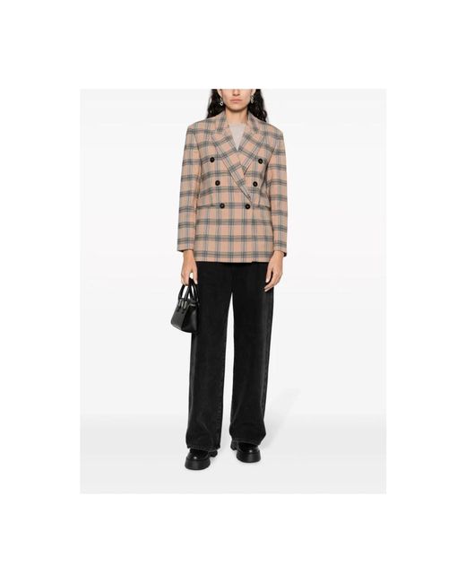 Zimmermann Oversized Luminosity Jacket Met Chequemotief in het Multicolor