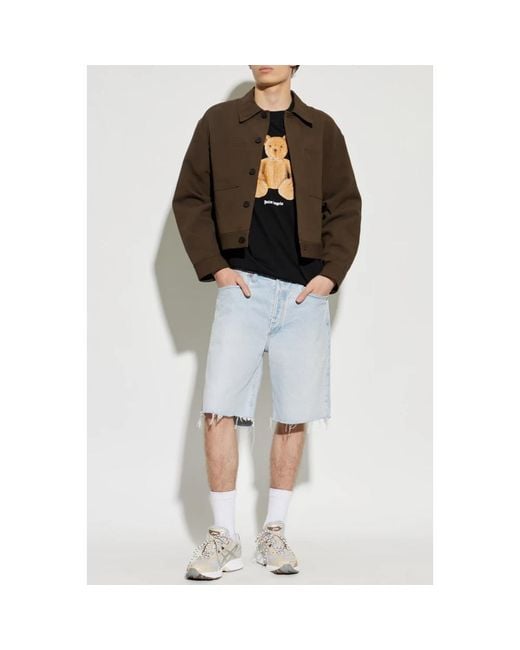Palm Angels Black T-Shirts for men