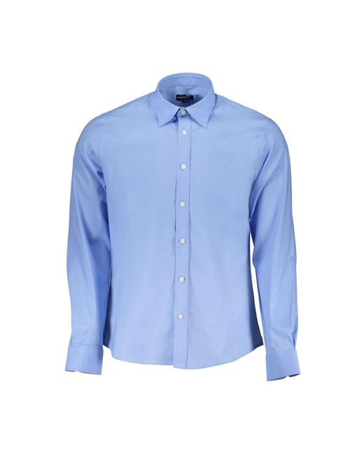 Camicia in cotone azzurro design classico di North Sails in Blue da Uomo
