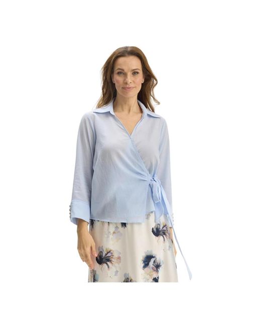 iN FRONT Blue Blouses