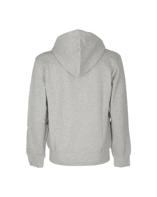 COMME DES GARÇONS PLAY Gray Zip-Throughs for men