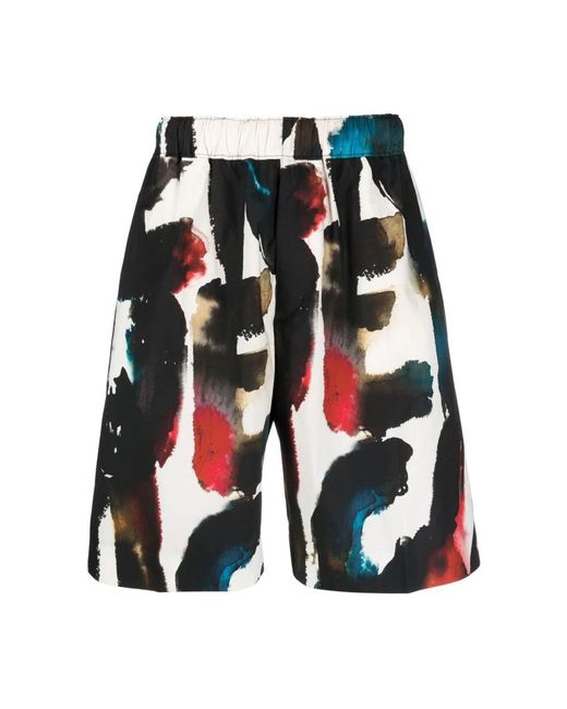 McQueen Red Casual Shorts for men