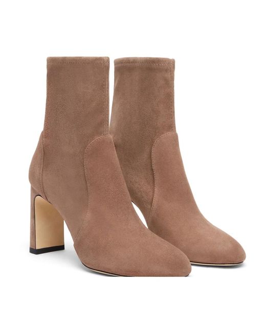 Stuart Weitzman Brown Heeled Boots