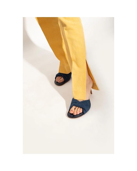 Jacquemus Blue Heeled Mules