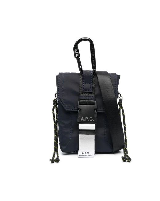 A.P.C. Black Cross Body Bags for men