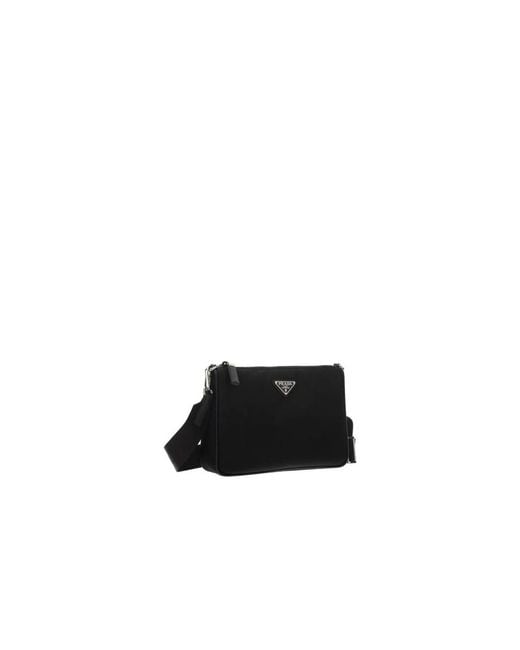 Prada Black Cross Body Bags for men