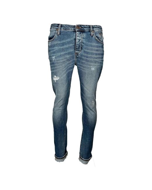 Blue De Gênes Blue Slim-Fit Jeans for men