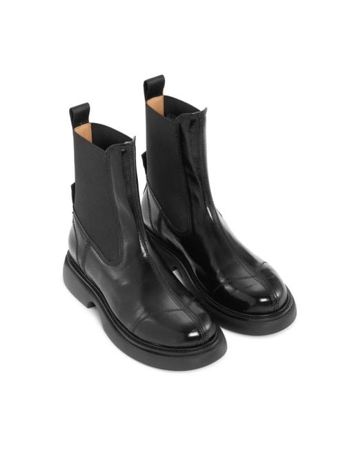 Chelsea Boots Ganni en coloris Black