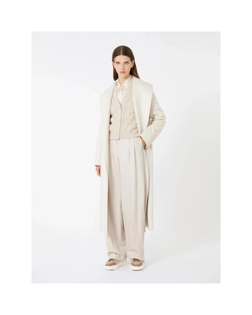Max Mara Loriana Jas in het White