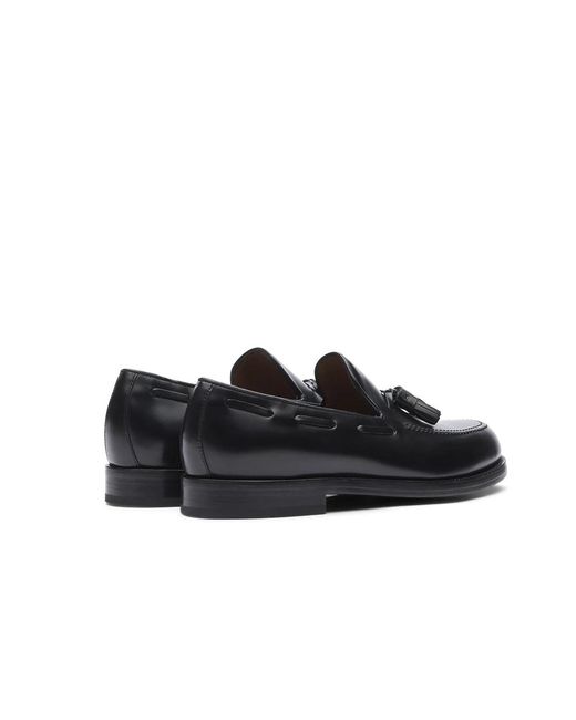 Lottusse Klassische Tassel Loafers in Black für Herren