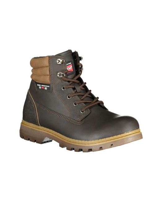 Carrera Brown Lace-Up Boots for men