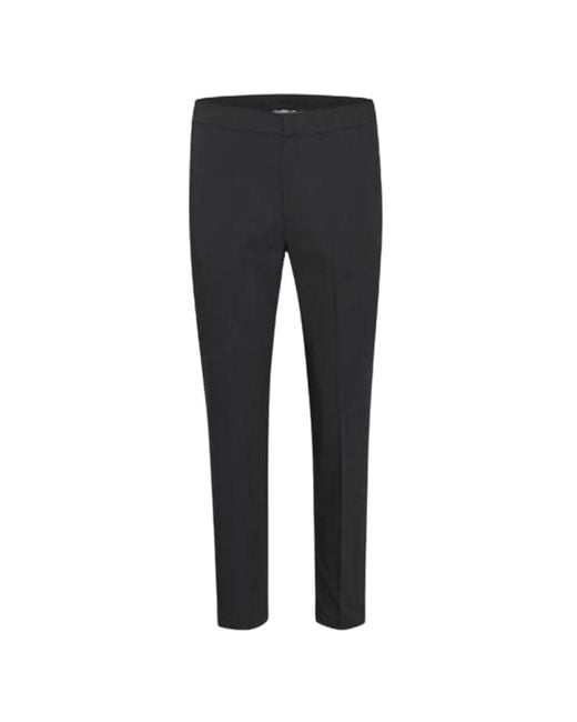 Inwear Gray Slim-Fit Trousers