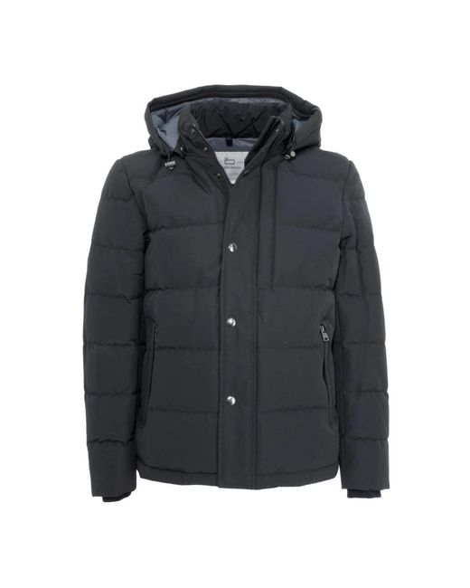 Woolrich Black Winter Jackets for men