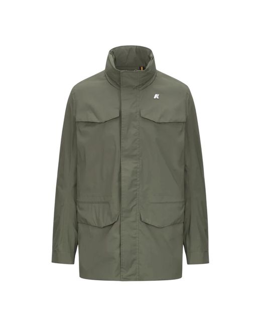 K-Way Green Light Jackets for men