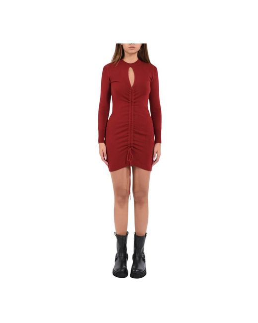 Knitted Dresses Akep en coloris Red