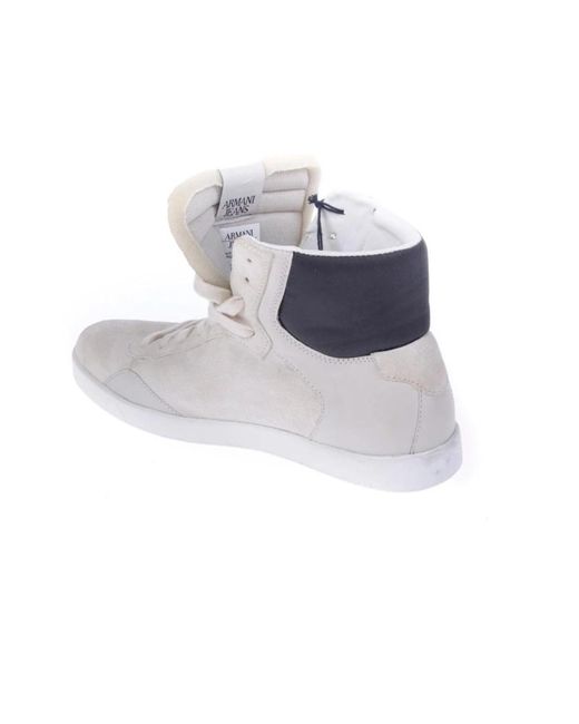 Armani Jeans Lace-up boots in White für Herren