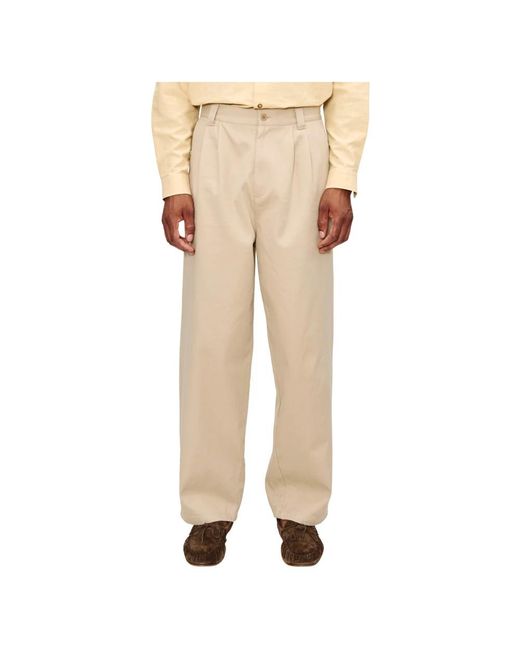 A.P.C. Natural Wide Trousers for men