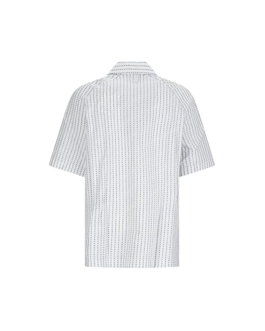 Jacquemus White Short Sleeve Shirts for men