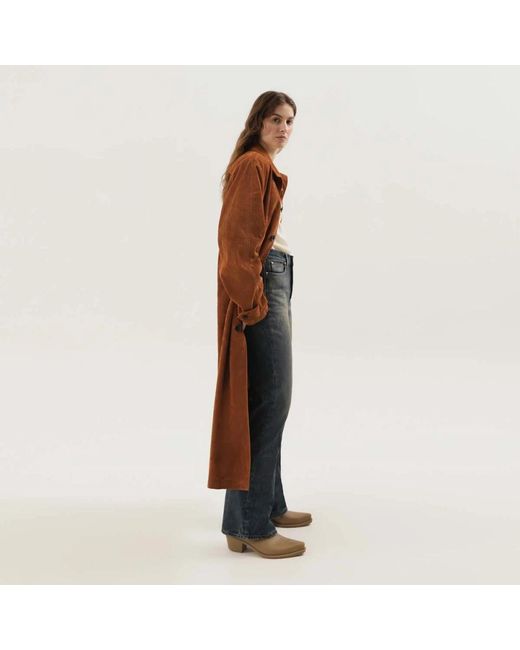 1989 STUDIO Brown Single-Breasted Coats