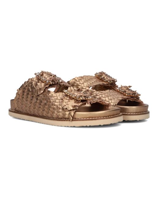 Lina Locchi Brown Sliders