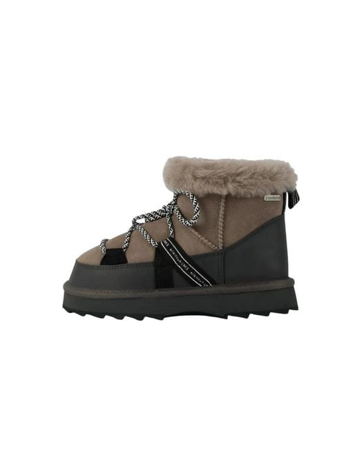 EMU Brown Blurred Micro Boot