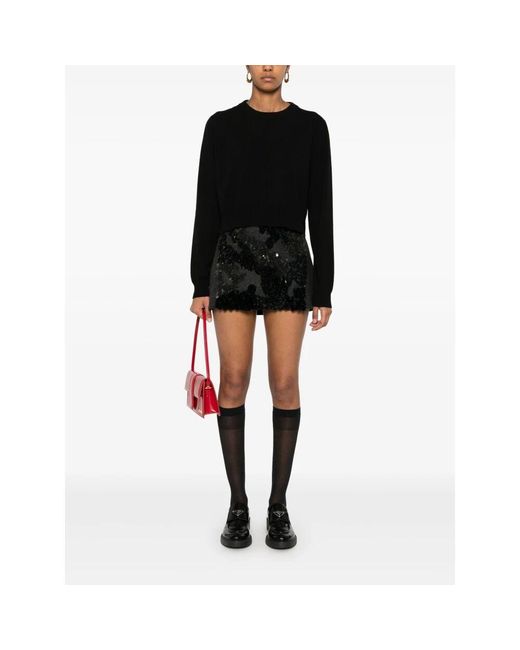 Plan C Black Short Skirts