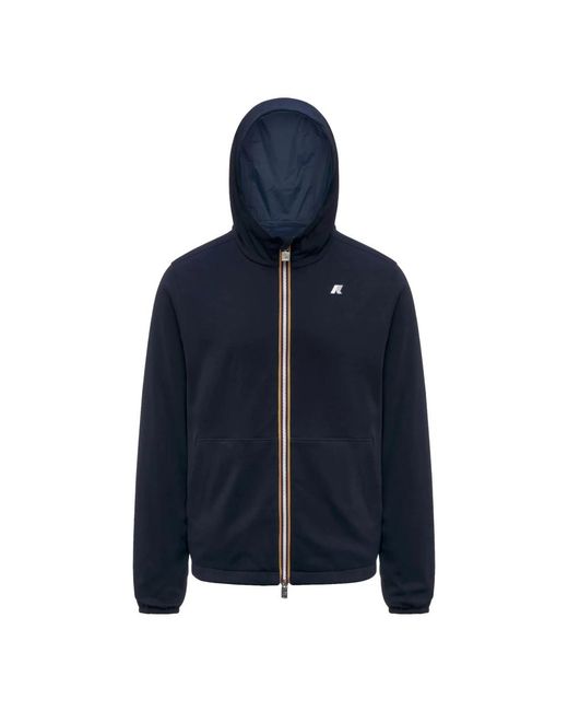 K-Way Blue Rain Jackets for men