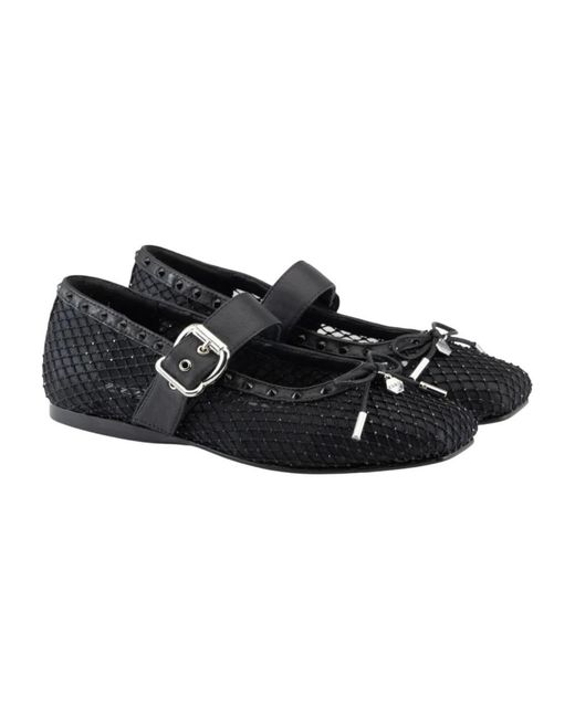 Cult Black Ballerina Shoes