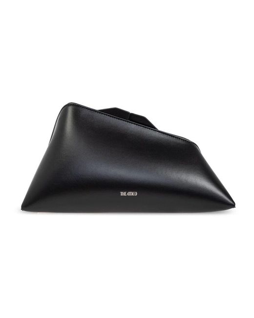 The Attico Black Leder Clutch