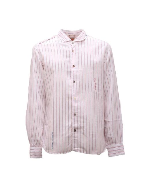 Bob Lop452 Camicia in het Pink voor heren