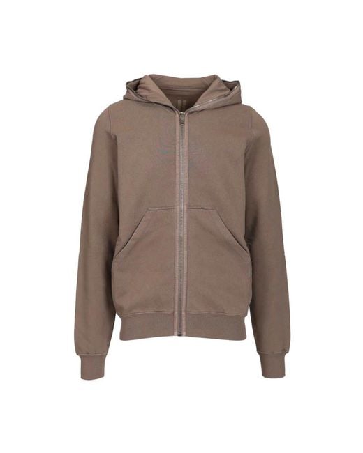 Rick Owens Brown Zip-Throughs for men