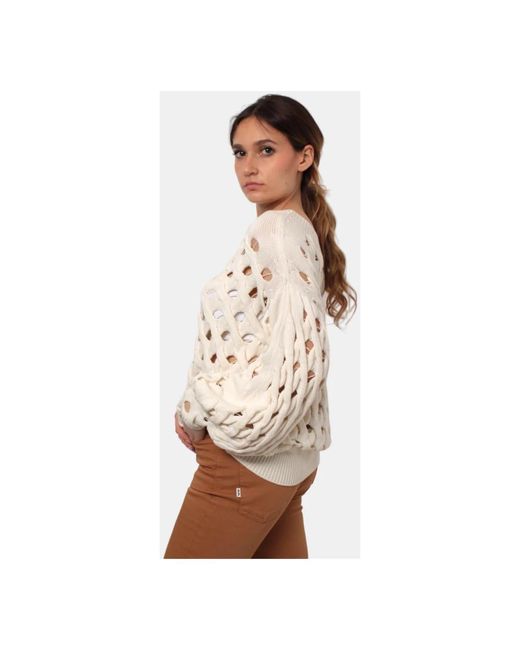 Knitwear > round-neck knitwear Liviana Conti en coloris Brown