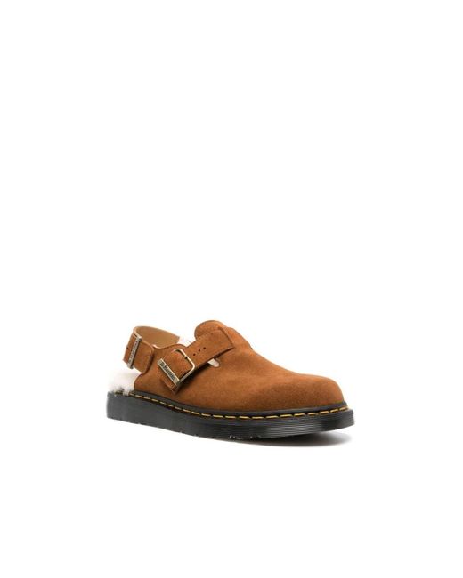 Dr. Martens Brown Mules for men