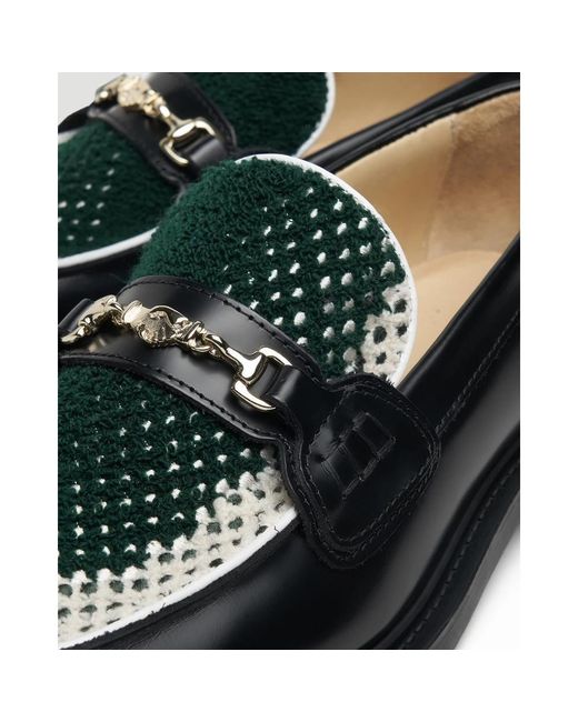 Filling Pieces Black Loafers for men