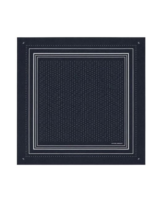 Officine Generale Blue Winter Scarves for men