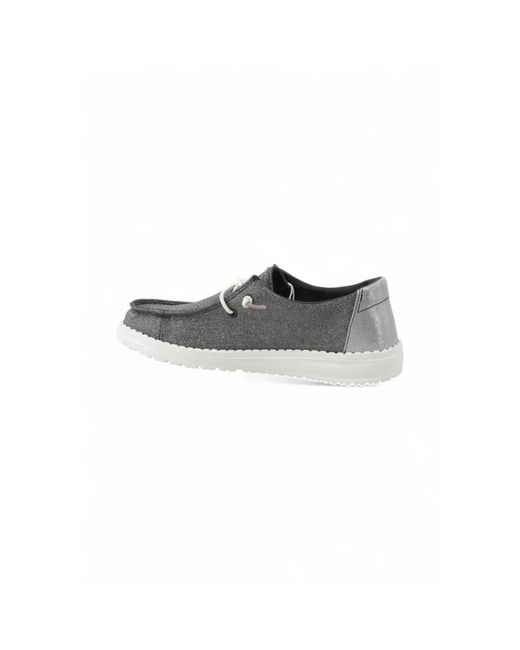 HeyDude Black Laced Shoes