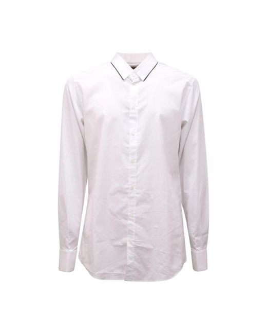 Dolce & Gabbana White Casual Shirts for men