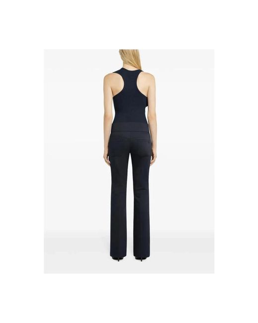 Courreges Blue Sleeveless Tops