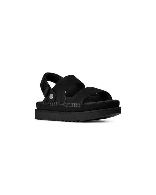 Flat Sandals Ugg en coloris Black