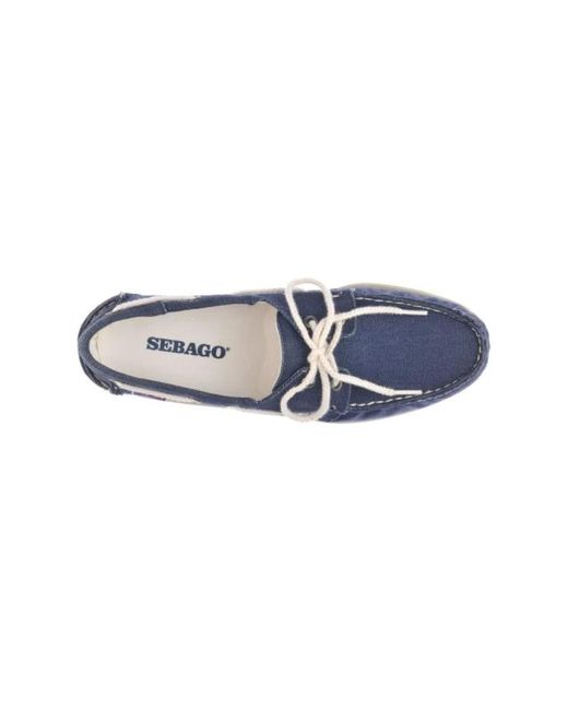 Sebago Blaue loafer bootsschuhe klassisch in Blue für Herren
