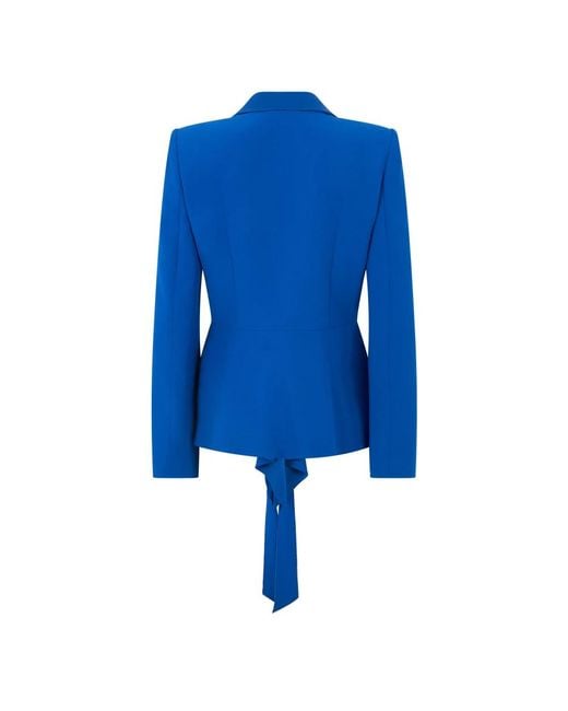 Alberta Ferretti Blue Blazers